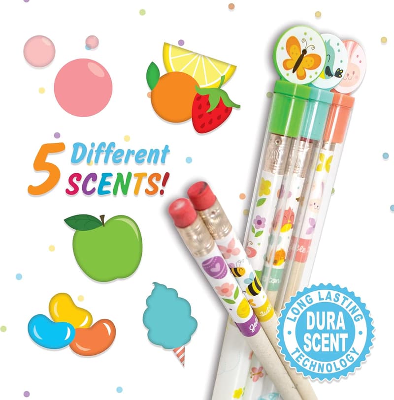 Easter Gift: Gourmet Scented Pencils 2-Pack for Kids