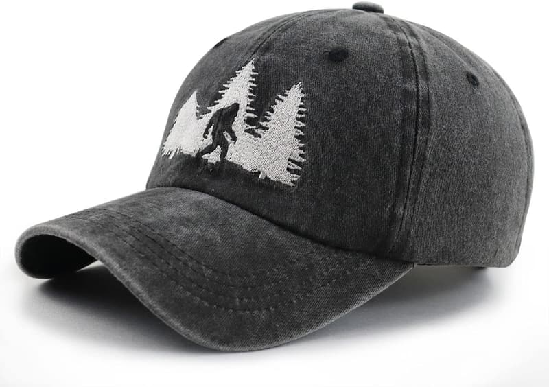 Funny Sasquatch Baseball Cap for Men and Women, Adjustable Cotton
