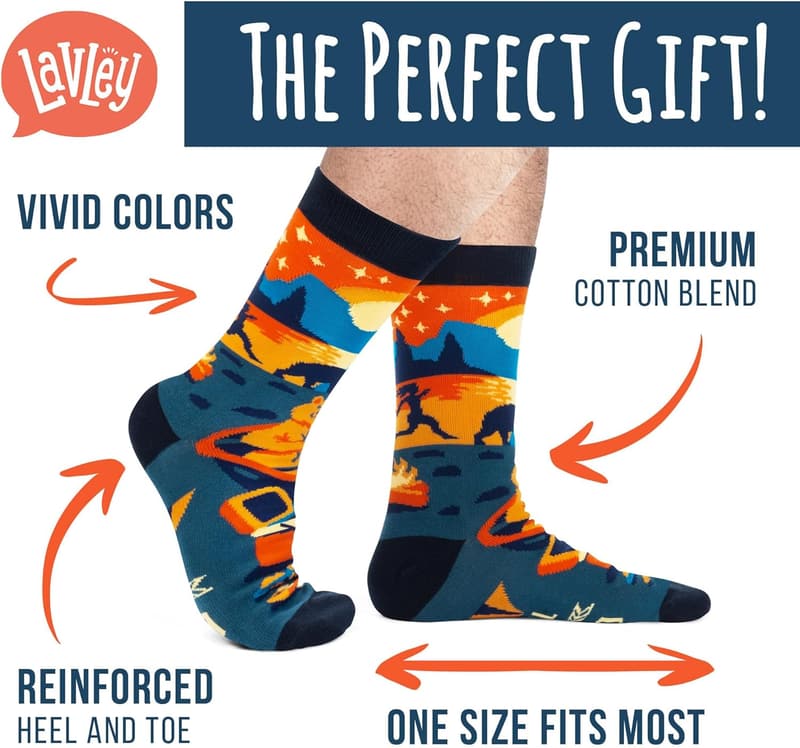 Funny Socks Gift Set for Men, Women, and Teens