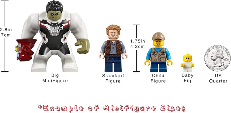 LEGO Camper MiniFigure Set - Parents with Baby Carrier