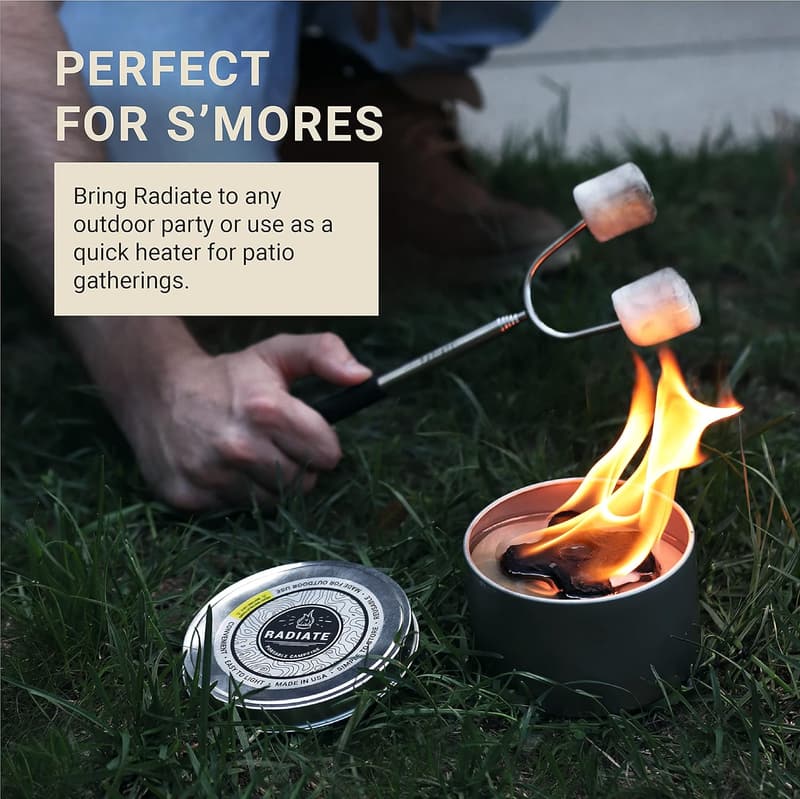 Go-Anywhere Portable Campfire - 3-Hour Warmth for Outdoors