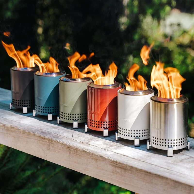 Portable Smokeless Stainless Steel Tabletop Fire Pit