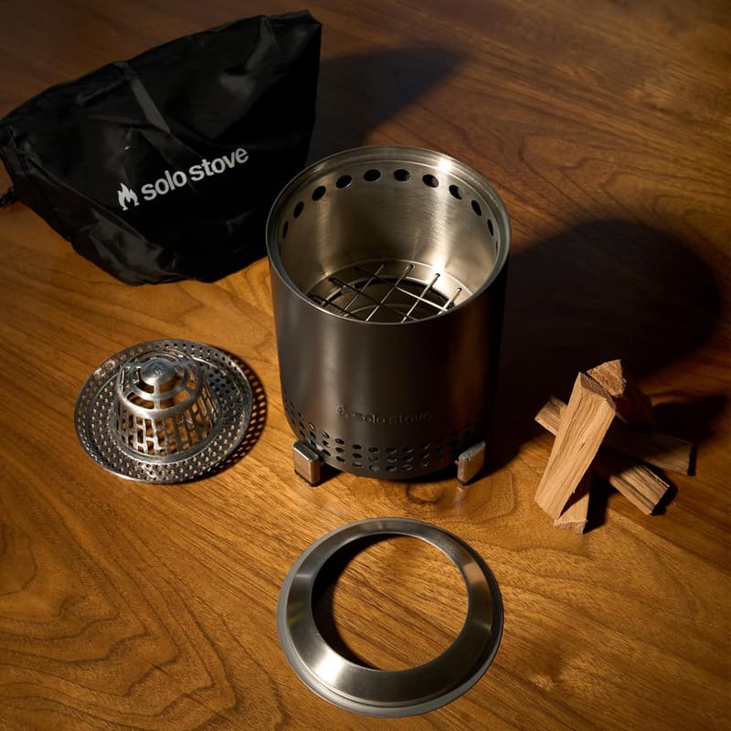 Portable Smokeless Stainless Steel Tabletop Fire Pit
