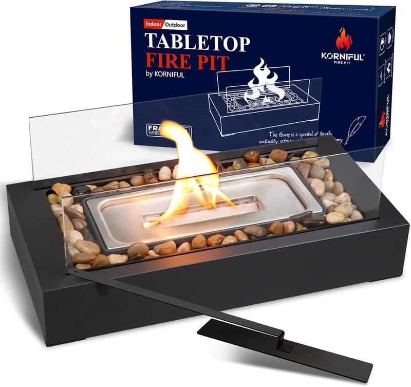 Tabletop Fire Pit – Smokeless Indoor & Outdoor Decoration