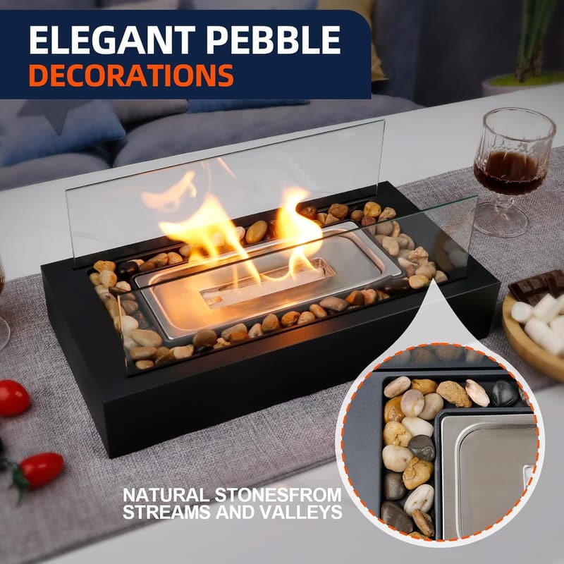 Tabletop Fire Pit – Smokeless Indoor & Outdoor Decoration