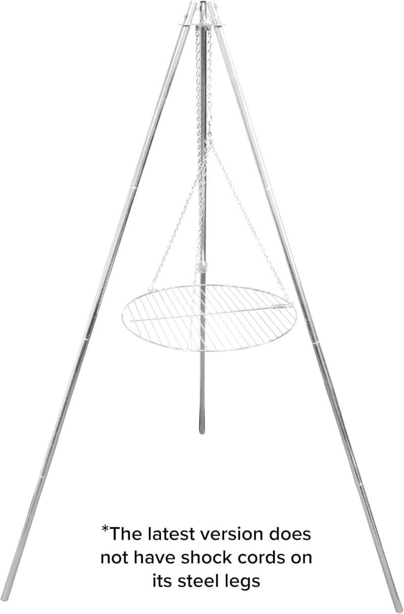 Tri-Pod Grill & Lantern Hanger for Camping