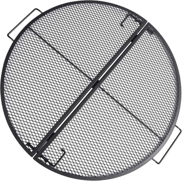 Portable 36-Inch Heavy-Duty Fire Pit Grill Grate for BBQ