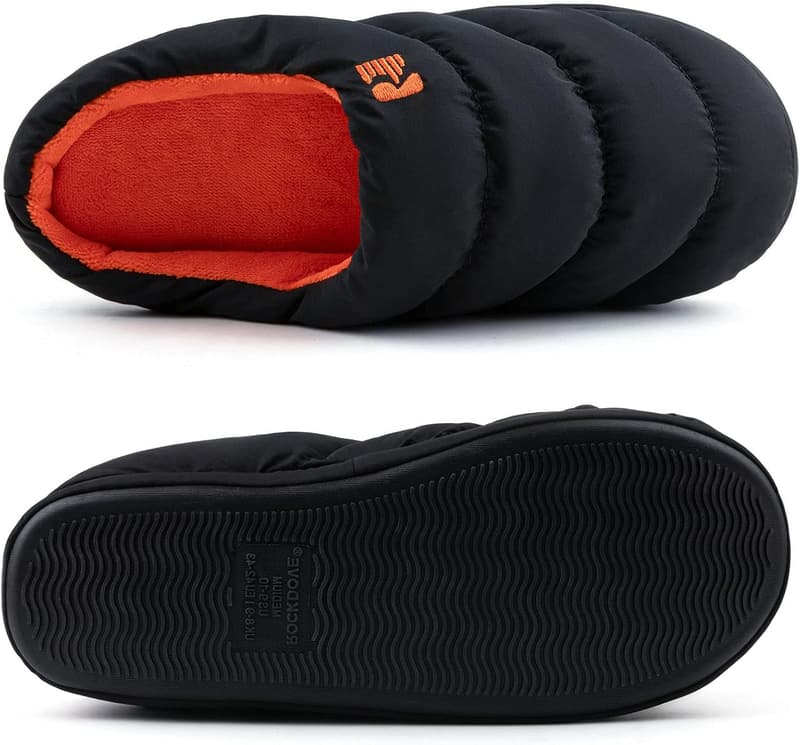 Men's Memory Foam Down Slippers for Cozy Comfort