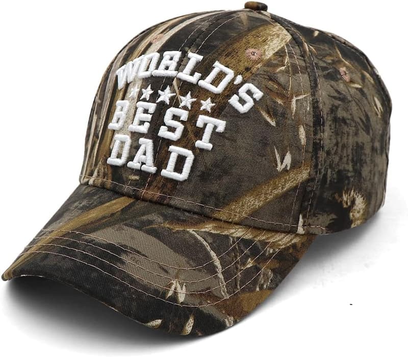 World's Best Dad Hat - Father's Day Baseball Cap Gift