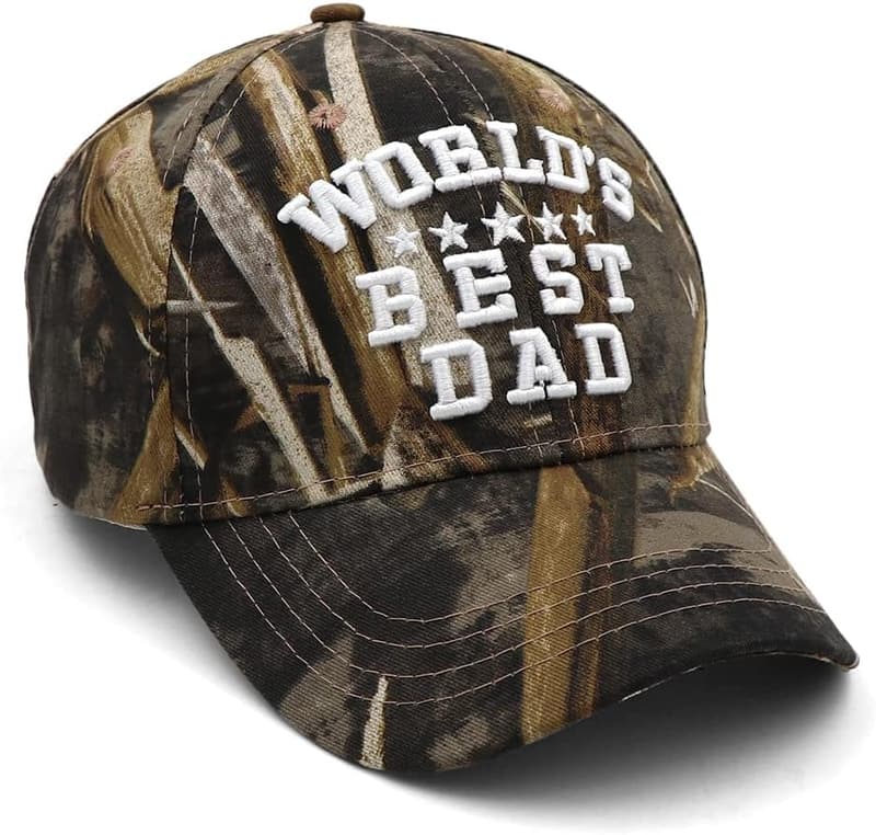 World's Best Dad Hat - Father's Day Baseball Cap Gift