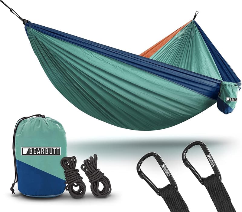Portable Double Hammock for Travel & Camping