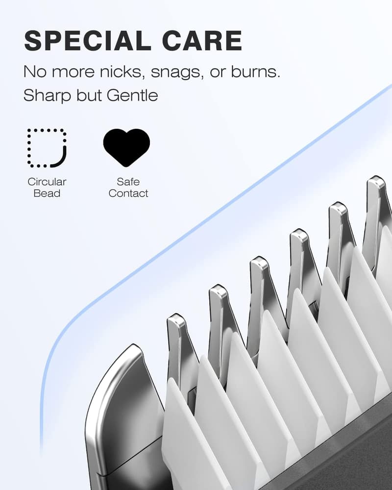 Electric Pubic Hair Trimmer for Men & Women, Waterproof