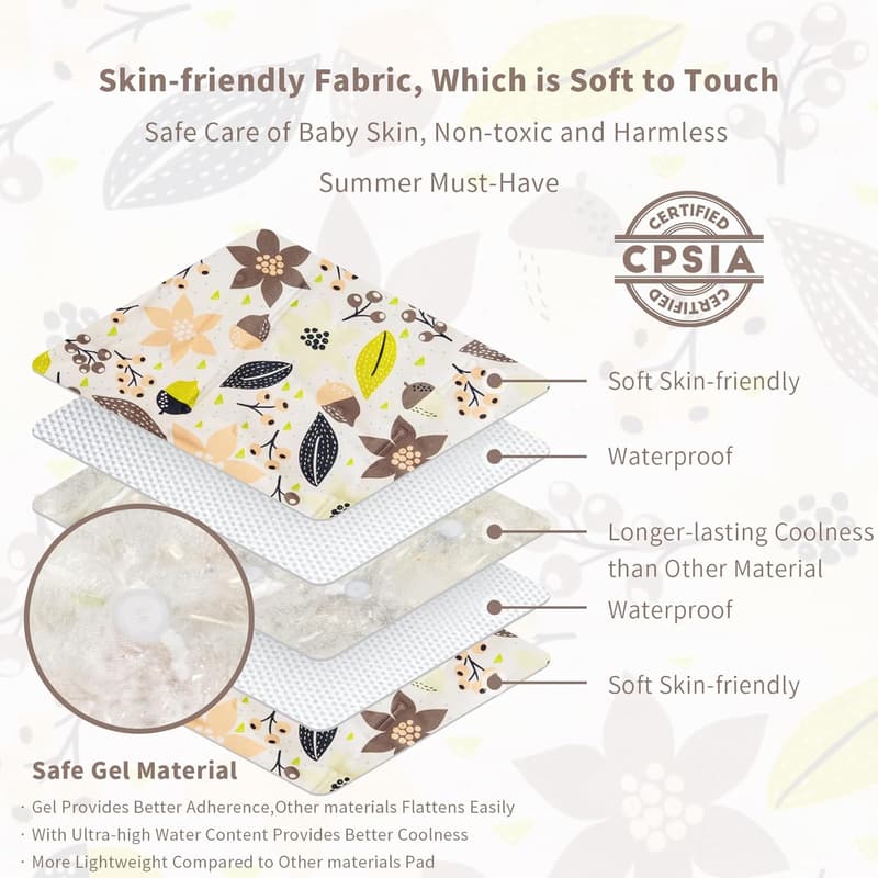 Multifunctional Baby Cooling Pad for Strollers and Seats