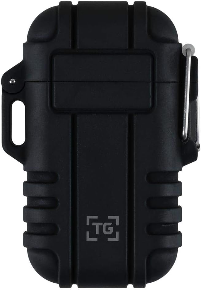 USB Rechargeable Windproof Dual Arc Plasma Lighter for Camping