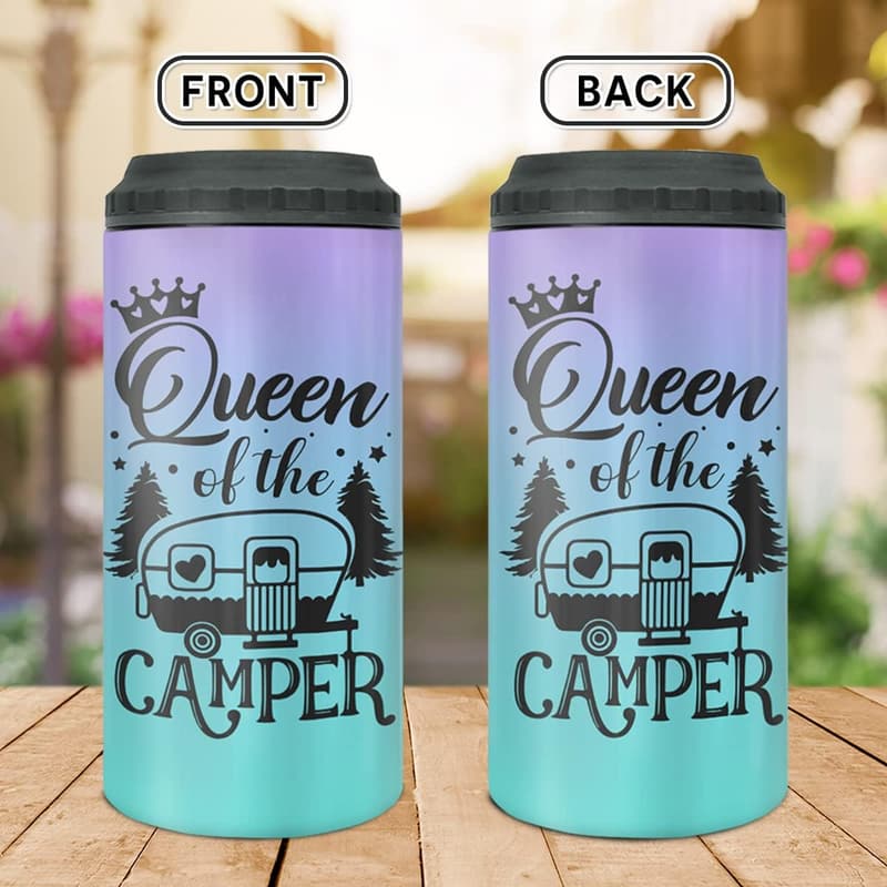 Camping Gifts for Women - 4-in-1 Stainless Steel Tumbler