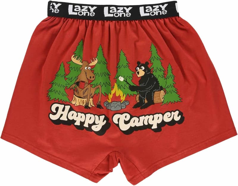 Funny Bear Boxers for Men - Humorous Novelty Underwear