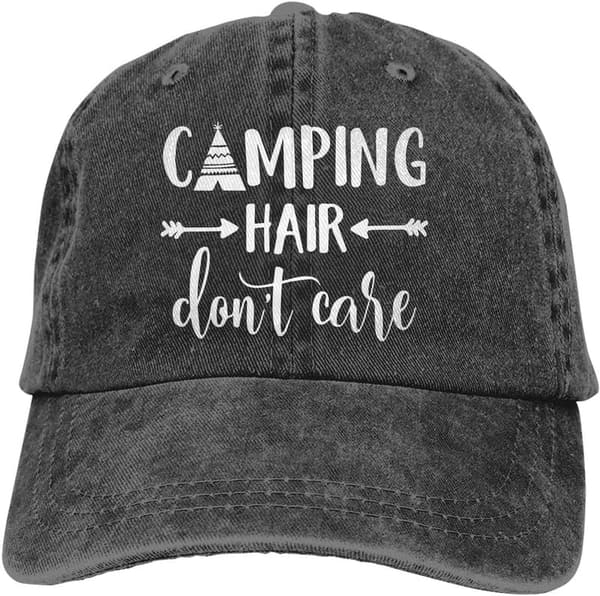 Unisex Vintage Adjustable Dad Hat for Camping
