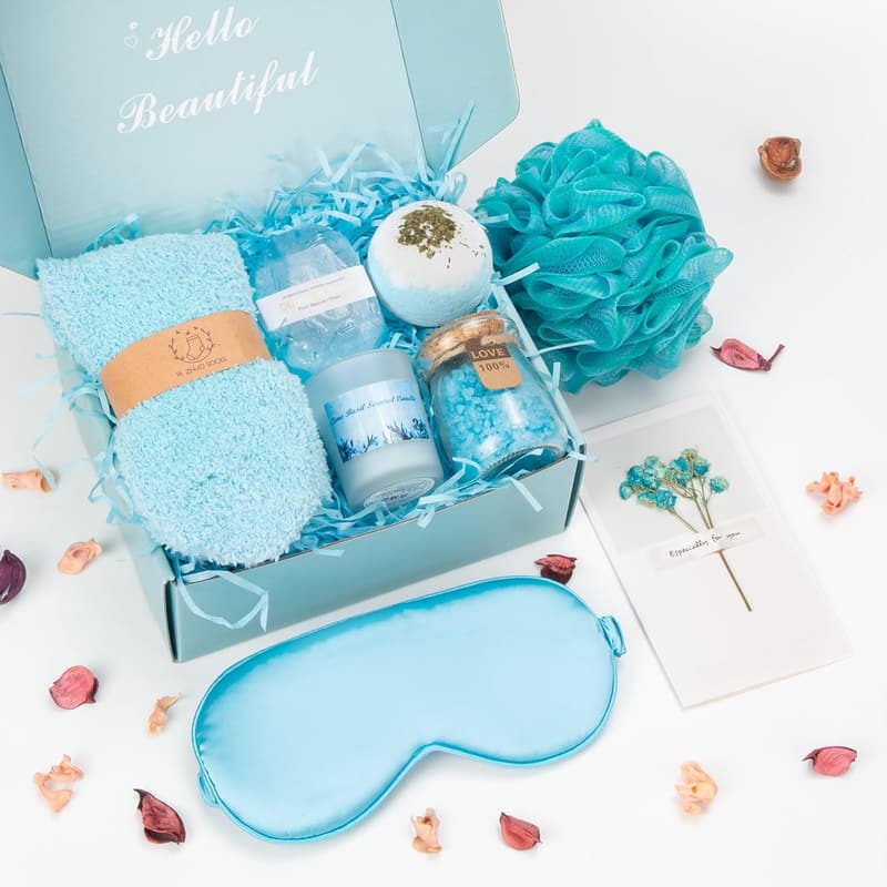 Birthday Spa Gift Basket for Women - Relaxing Self-Care Set