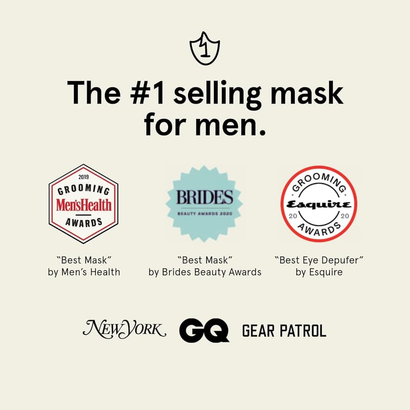 Men's Hydrating Anti-Aging Korean Face Mask (2 Pack)