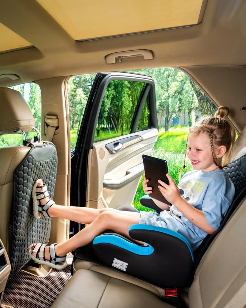 Child Car Seat Protector - Premium Waterproof Leather Cover
