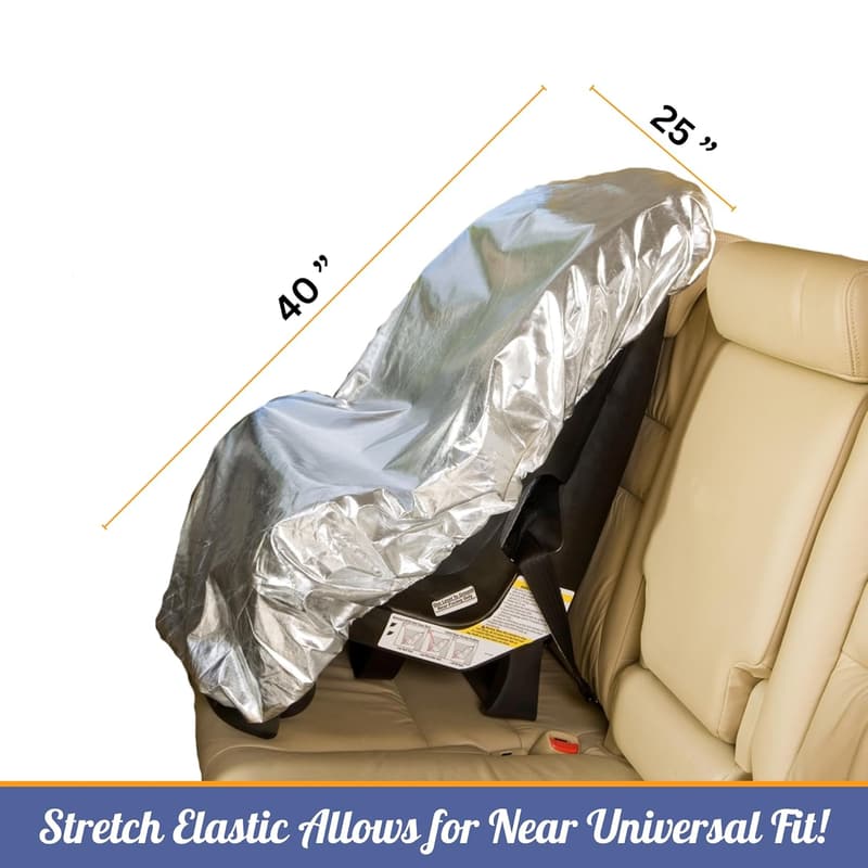 Car Seat Sun Shade Cover - UV Protection for Baby's Comfort