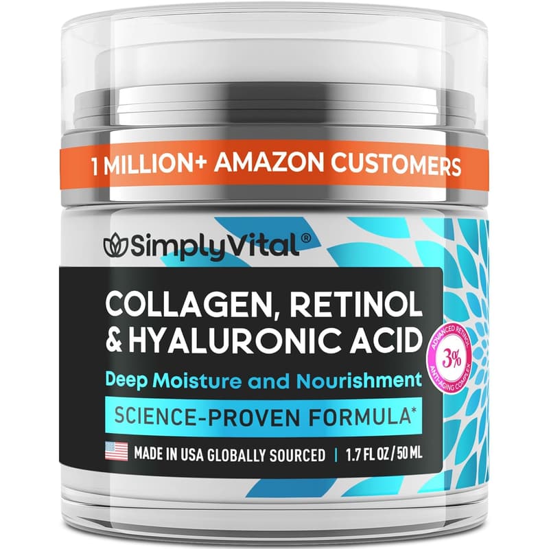 Anti-Aging Collagen & Retinol Cream - Daily Face Moisturizer