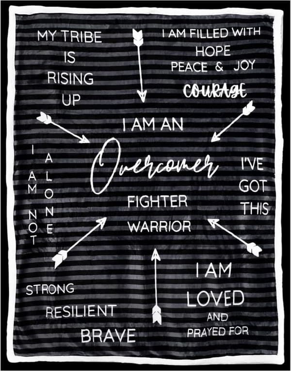 Get Well Soon Healing Blanket | Compassion Care Package for Adults