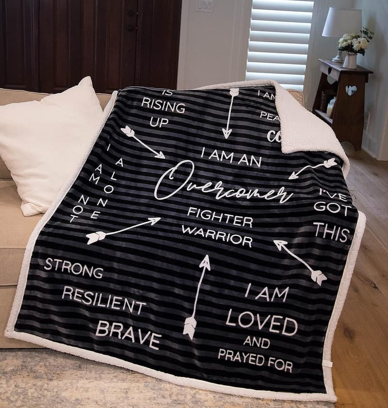 Get Well Soon Healing Blanket | Compassion Care Package for Adults