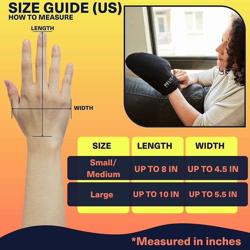 Cold Therapy Socks & Gloves for Chemotherapy Relief, Large