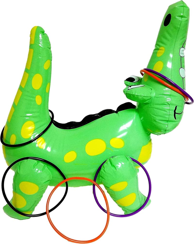 Inflatable Alligator Ring Toss Game - 22 英寸