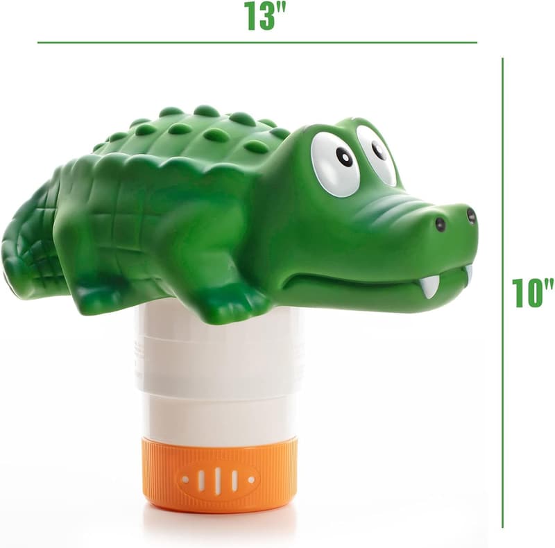 Floating Alligator Chlorine Dispenser for Pools & Spas