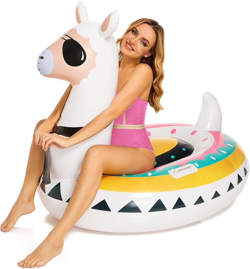Inflatable Llama Pool Float for Summer Parties - 51
