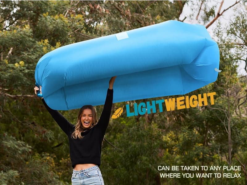 Portable Inflatable Lounger Air Sofa – Waterproof & Anti-Leak Design