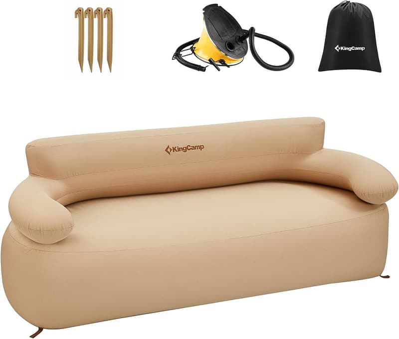 Portable Inflatable Couch for Camping - Eco-Friendly 2-Person Sofa