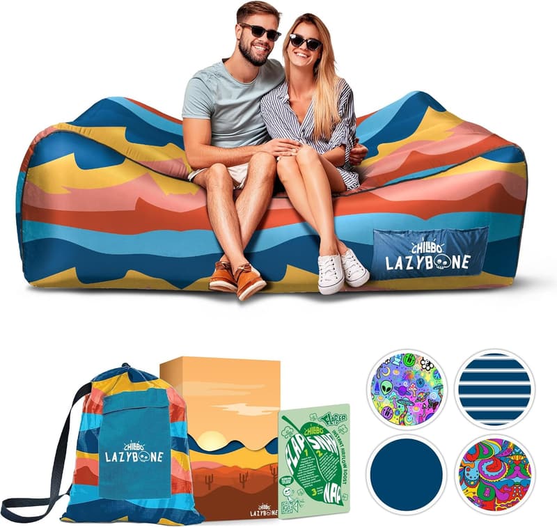 Chillbo Inflatable Couch – Easy Setup Camping Chair