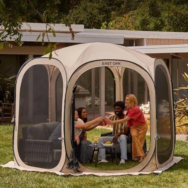 Portable 10x10 FT Screen House Tent with Carry Bag for Outdoors