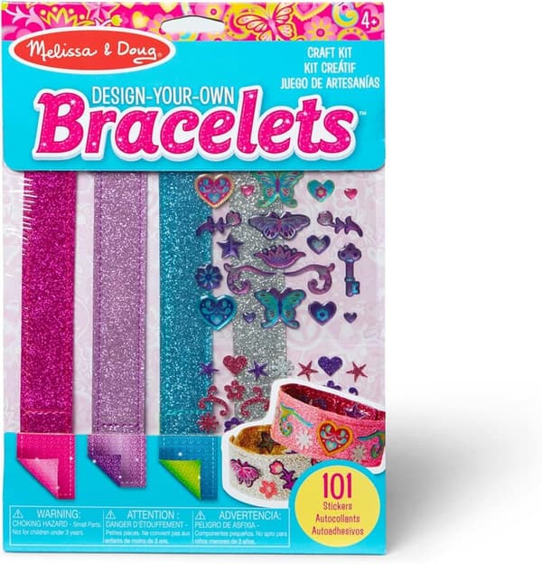 DIY Bracelet Kit with 100+ Sparkle Gems & Stickers