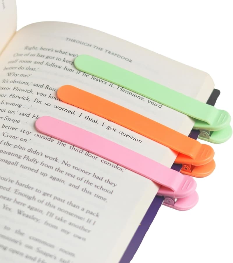 Silicone Bookmarks Set for Reading Enthusiasts