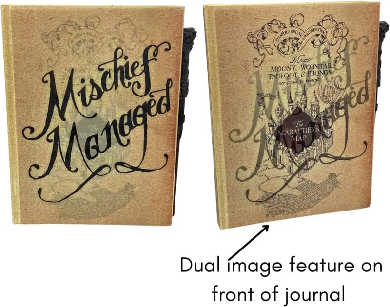 Harry Potter Marauder's Map Journal Set with Wand Pen for Fans