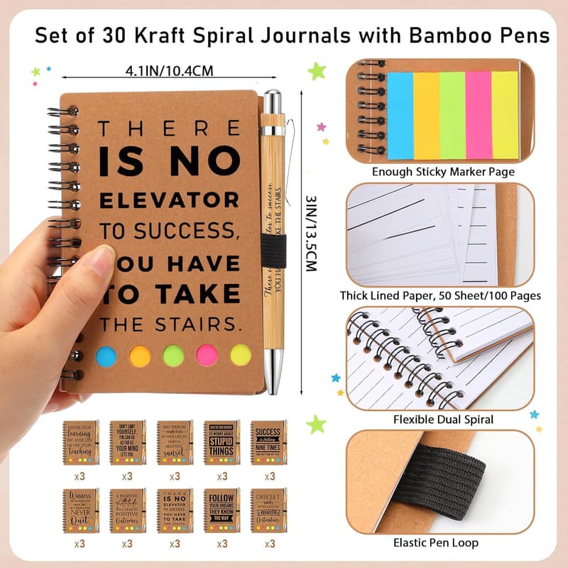 2025 Graduation Gift Set: Inspirational Notebooks & Pens