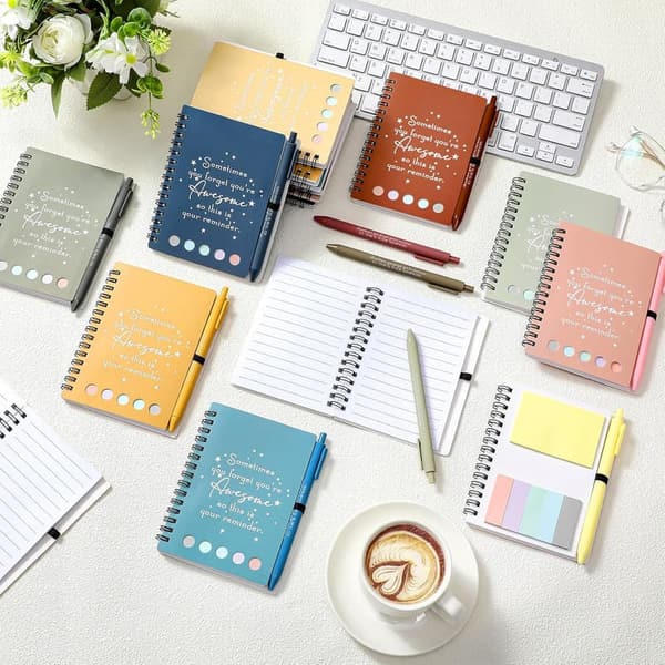 Employee Appreciation Gift Set: Inspirational Notebook & Bamboo Pen