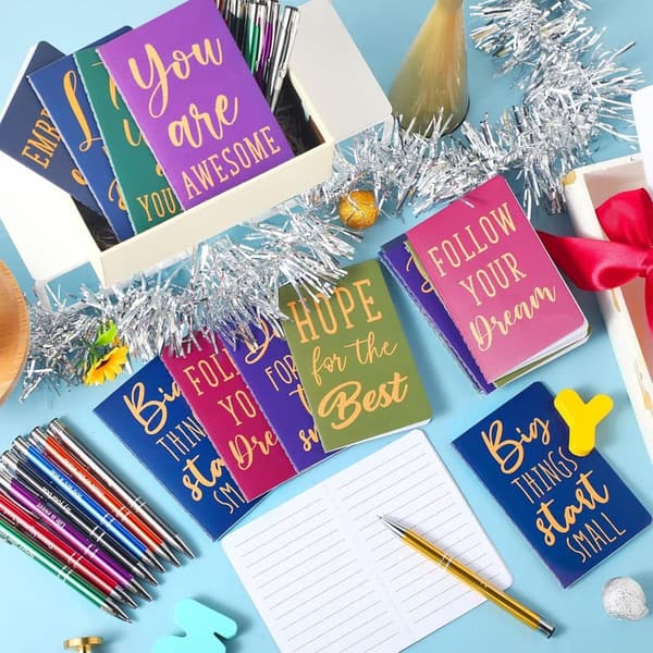 Inspirational Quote Pen & Notepad Gift Set for Adults