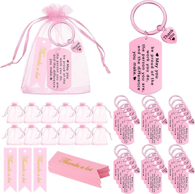 Employee Appreciation Gift Set - 72 Keychains & Bags