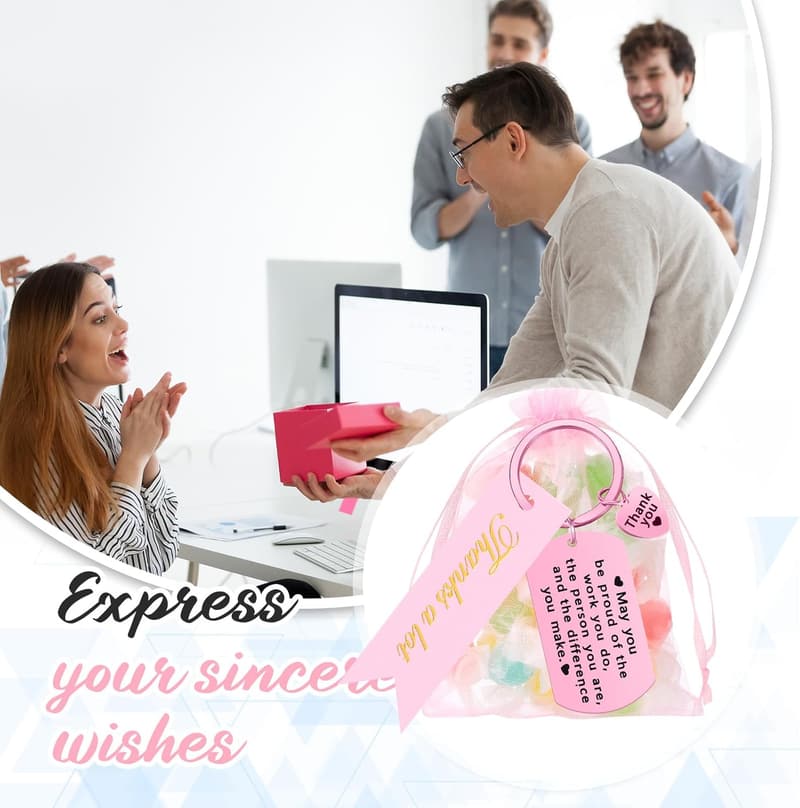 Employee Appreciation Gift Set - 72 Keychains & Bags