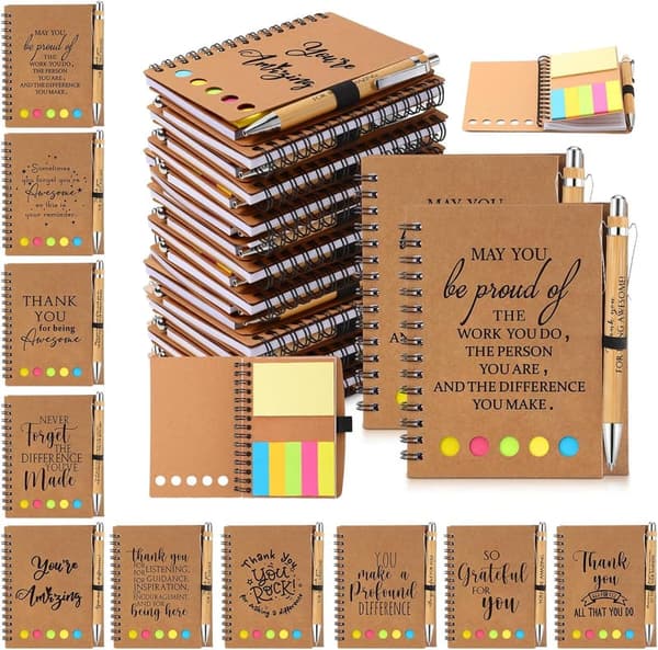 End of Year Appreciation Gift: Inspirational Notebooks & Pens Set