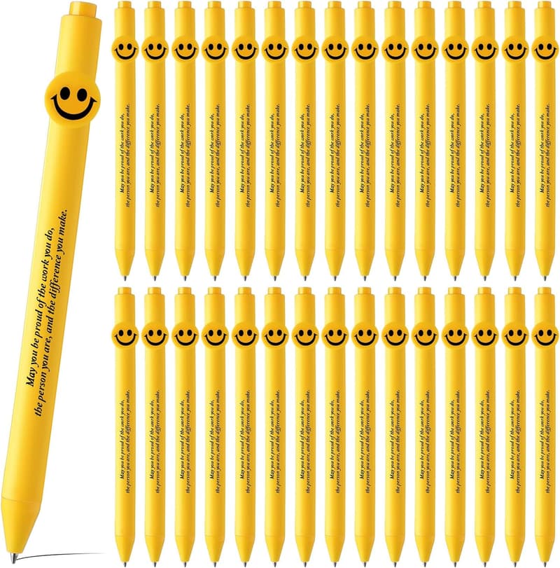 Employee Appreciation Inspirational Pens - 50 Pcs Set