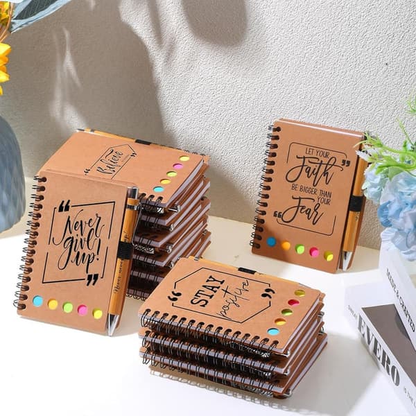 Teacher Appreciation Notebook and Pen Set with Sticky Notes