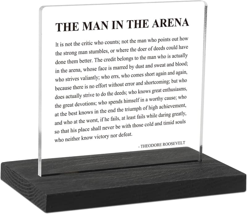 Motivational Office Sign for Men -