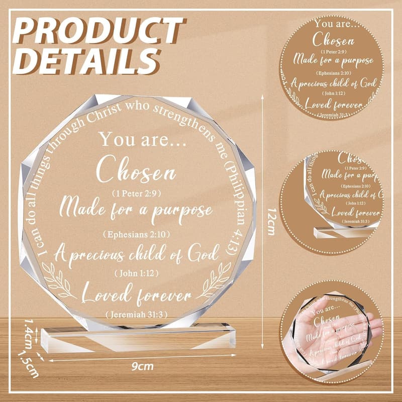 Inspirational Bible Verse Signs for Home or Office Decor