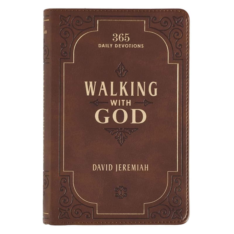 365 Daily Devotions - Brown Faux Leather Devotional for All